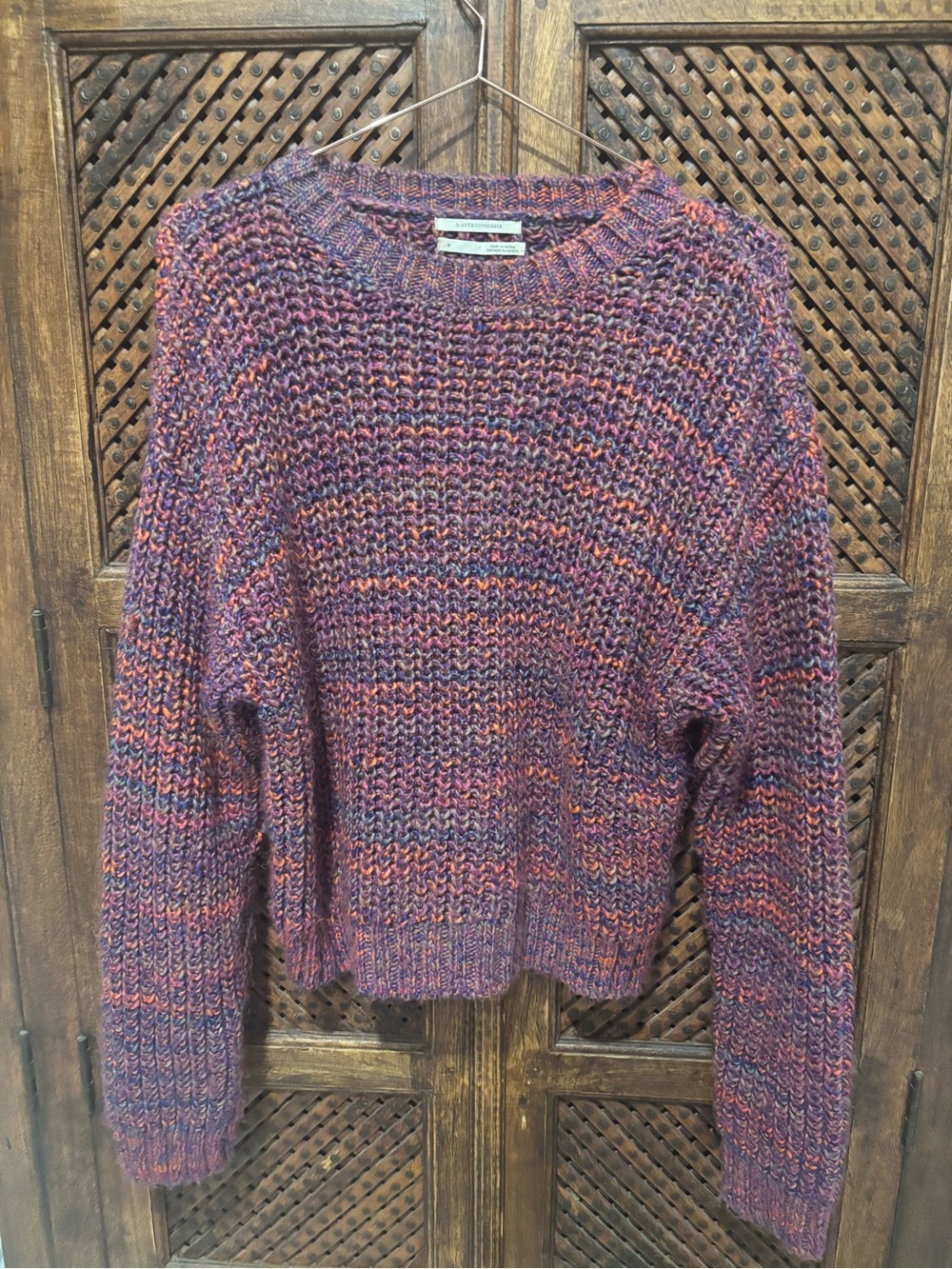 Anthropologie Multicolor Crewneck Sweater